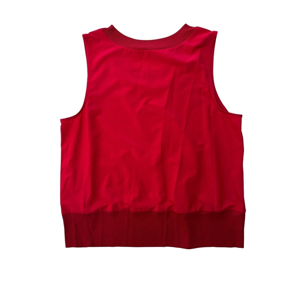 $69 ATHLETA Red Zephyr Tank Shell Top COLOR POP S Essential S - Picture 4 of 7